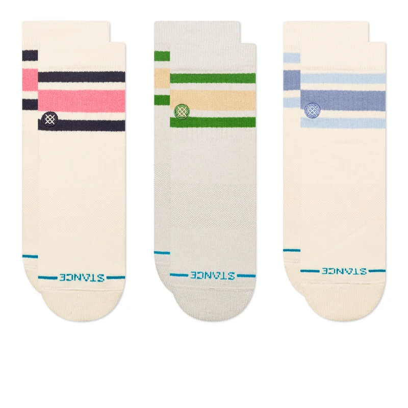 Wmns Boyd Quarter 3 Pack Socks S