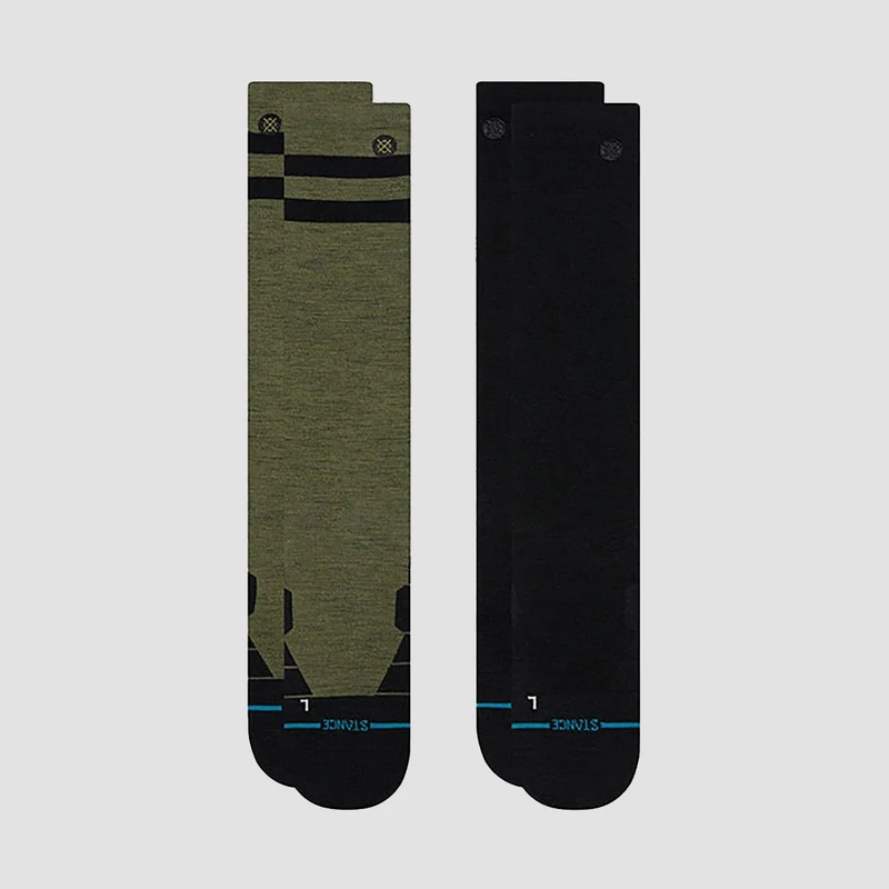 Stance Joven UL Wool Snow Socks 2 Pack Olive 5.5-7.5uk / Olive
