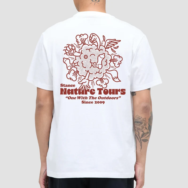 Stance Outdoors T-Shirt White Small / White