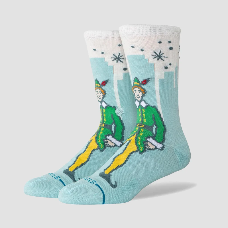 Stance Buddy the Elf Big City Elf Crew Socks Ice Blue 5.5-7.5uk / Ice Blue