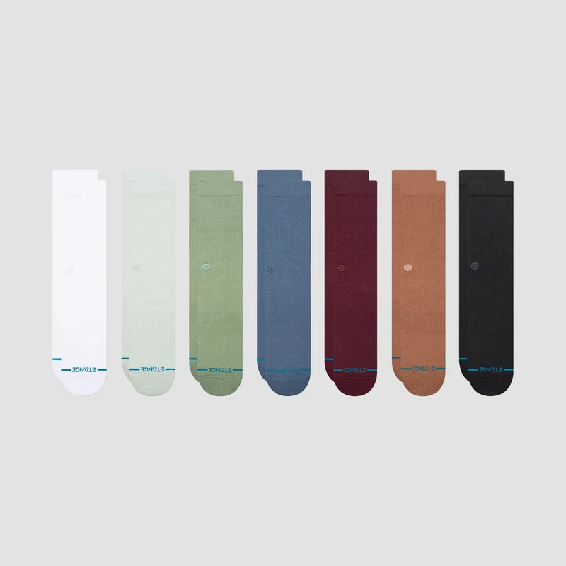 Stance 7 Days A Week Crew Socks 7 Pack Multi 5.5-7.5uk / Multi