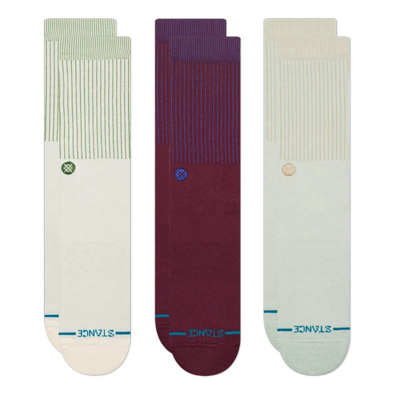 Icon Pop Crew 3 Pack Socks L