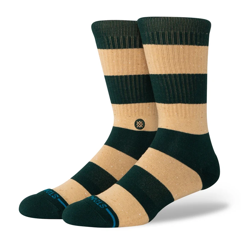 Nep Stripe Crew Socks L