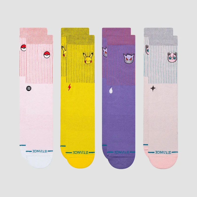 Stance Pokemon Crew Socks Box Set Multi 5.5-7.5uk / Multi