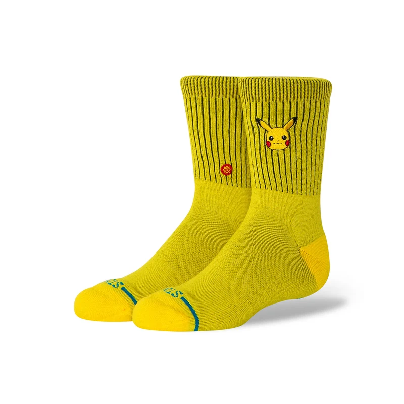 Pikachu Kids Crew Socks L