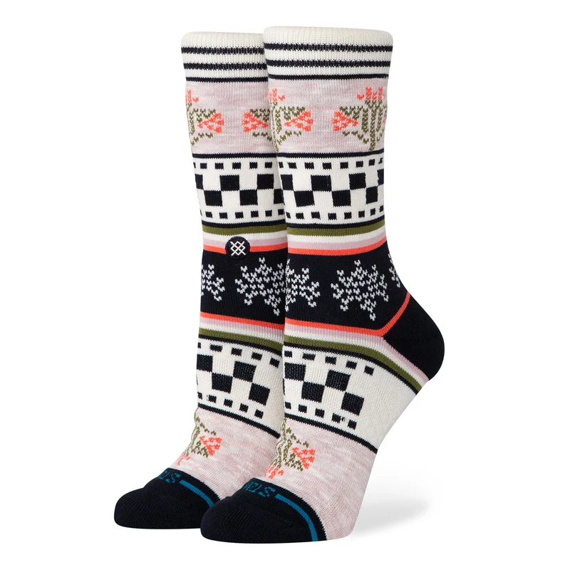 Winter Bloom Crew Socks M