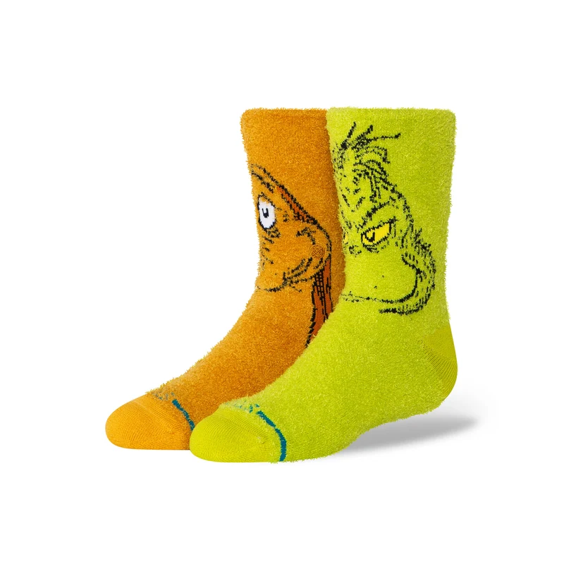 Grinch And Max Kids Socks L