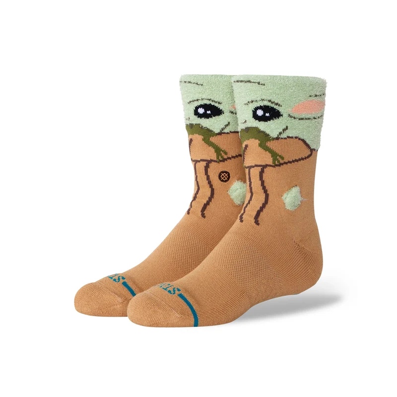 Grogu Hungry Kids Crew Socks L