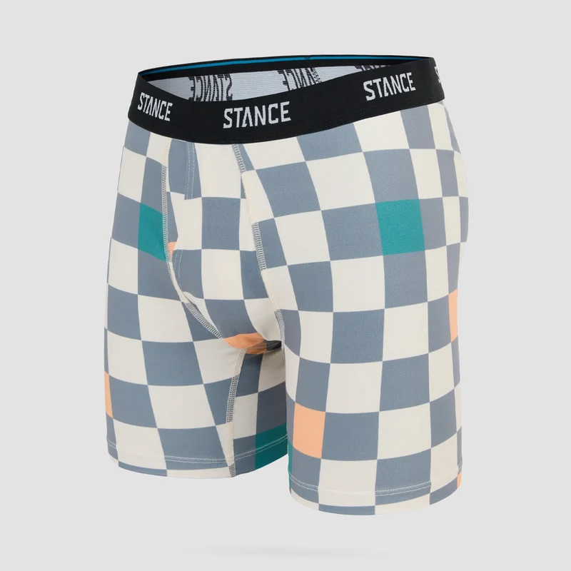 Stance Chef Check Boxer Brief Mango X-Large / Mango