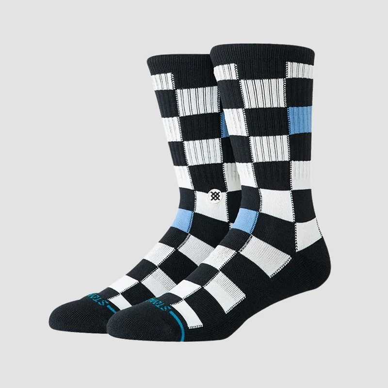 Stance Chef Check Crew Socks Black 5.5-7.5uk / Black