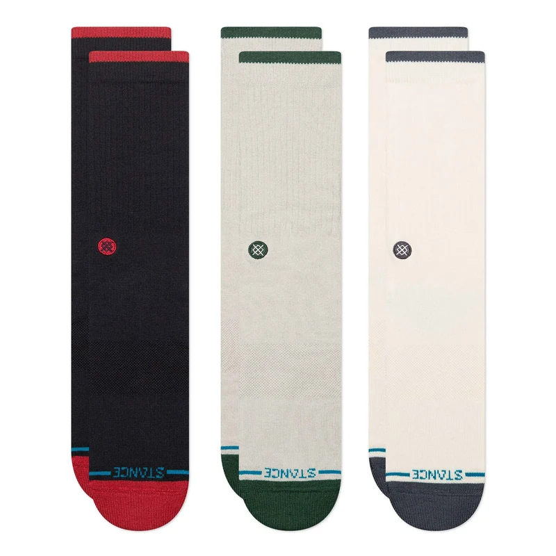 Toner Crew 3 Pack Socks M