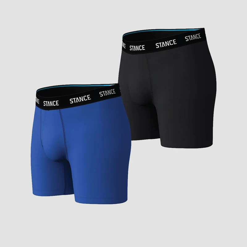 Stance Solid Boxer Brief 2 Pack Cobalt Blue X-Large
