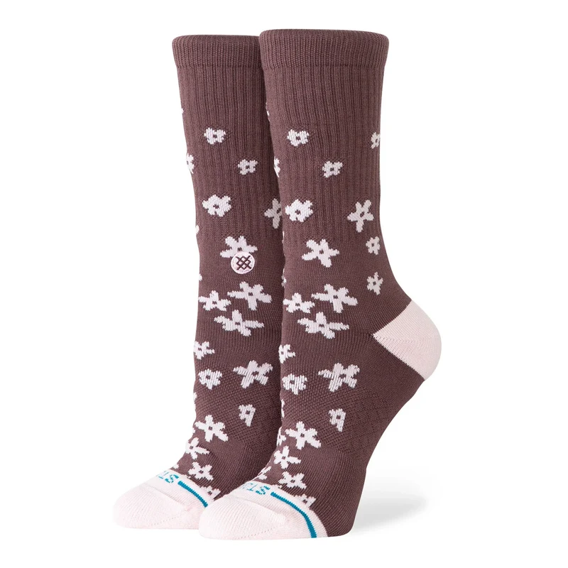 Wmns Floral Dreams Crew Socks M