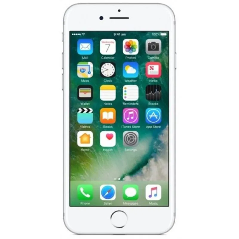Usado: Celular iPhone 7 32GB Prateado Muito Bom