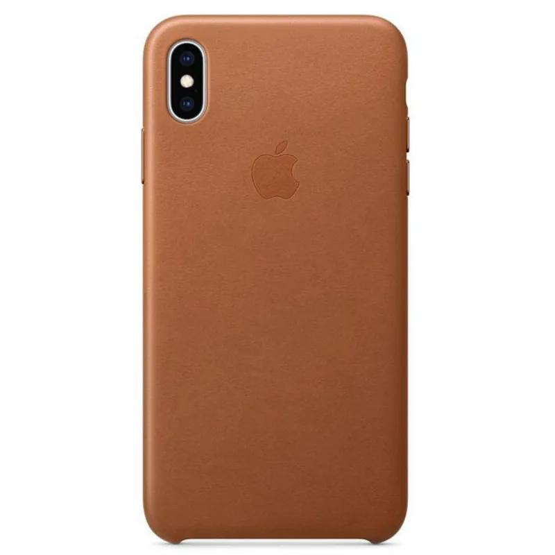 Capa iPhone Xs e X, Apple, Couro Marrom