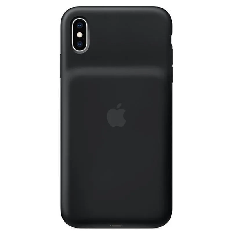 Capa Carregadora iPhone XS Apple, Silicone Preto