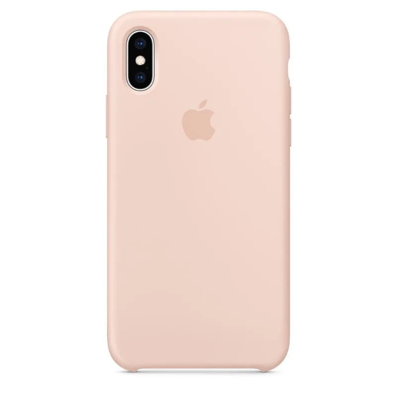 Case para iPhone XS Apple, Silicone Areia Rosa - MTF82ZM/A