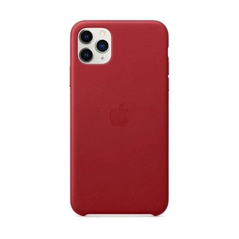 Capa iPhone 11 Pro Max Apple, Couro Vermelho - MX0F2ZM/A