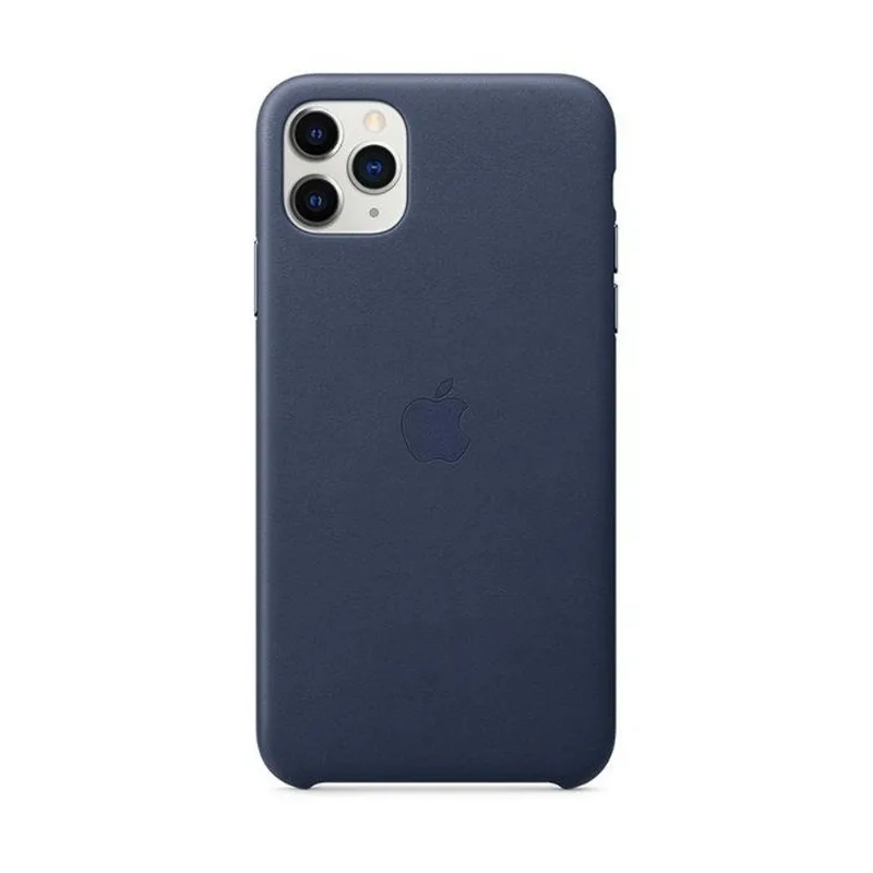 Capa iPhone 11 Pro Max Apple, Couro Azul - MX0G2ZM/A