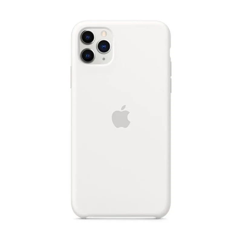 Capa iPhone 11 Pro Max Apple, Silicone Branco - MWYX2ZM/A