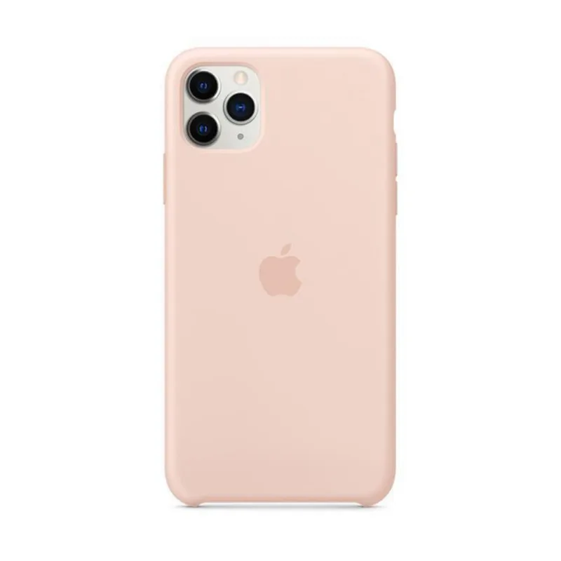 Capa iPhone 11 Pro Max Apple, Silicone Rosa