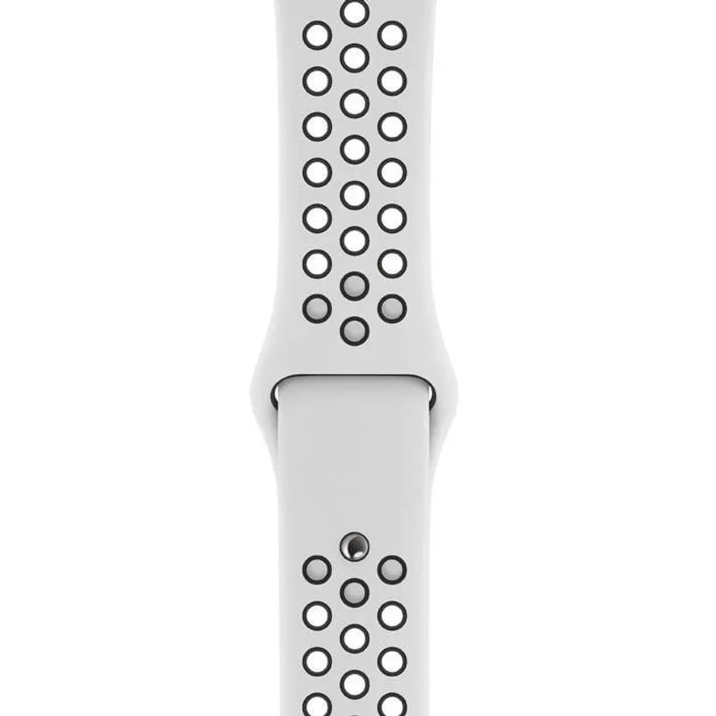 Pulseira Apple Watch 38/40 mm Apple, Esportiva Nike Platina/Preto - MX8D2AM/A