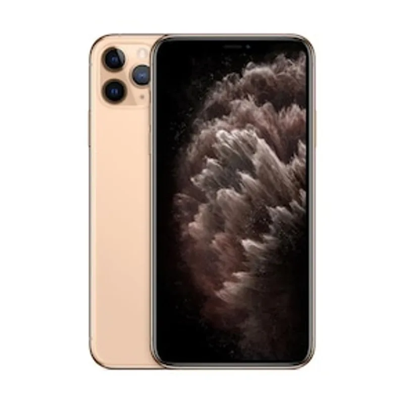 iPhone 11 Pro Max Apple 512GB Dourado Tela de 6,5”, Câmera Tripla de 12MP, iOS