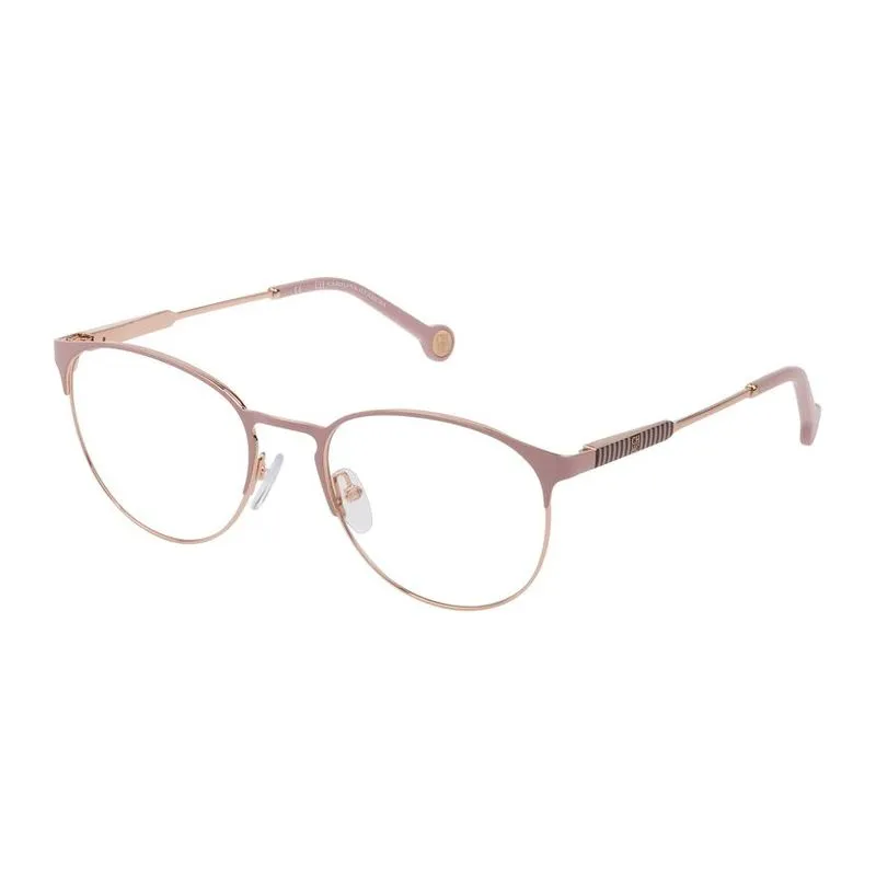 Armação Óculos Carolina Herrera Vhe136 02am 52 Nude Rose - Nude - 52