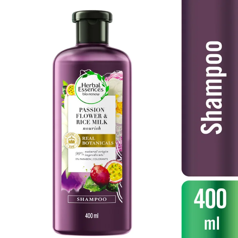 Shampoo Herbal Essences bio renew nourish 400 cc.