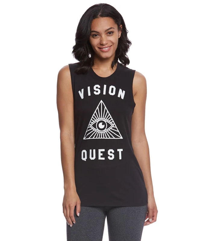 Sub_Urban Riot Vision Quest Yoga Muscle Tee Black / XS