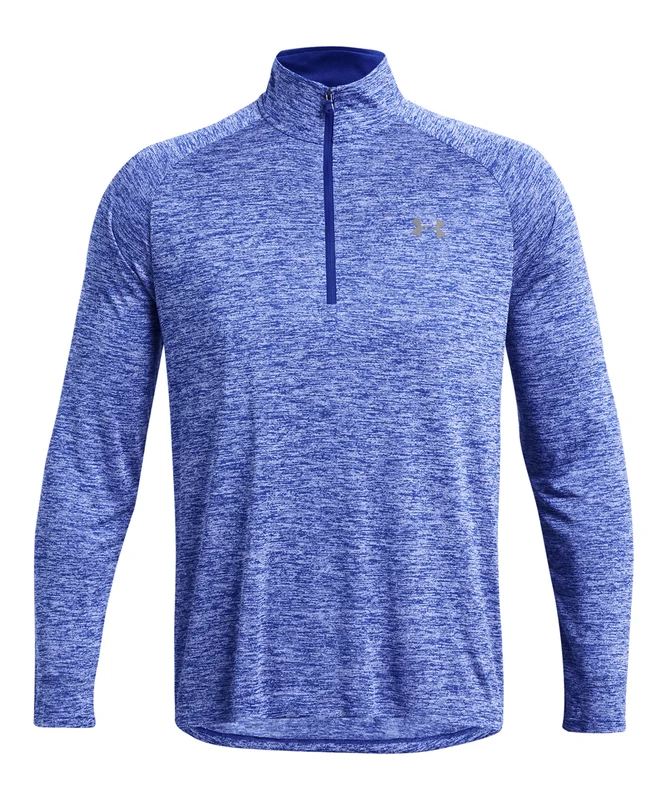 Under Armour Tech 2.0 1/2 Zip Long Sleeve T-Shirt Royal Blue / 2XL