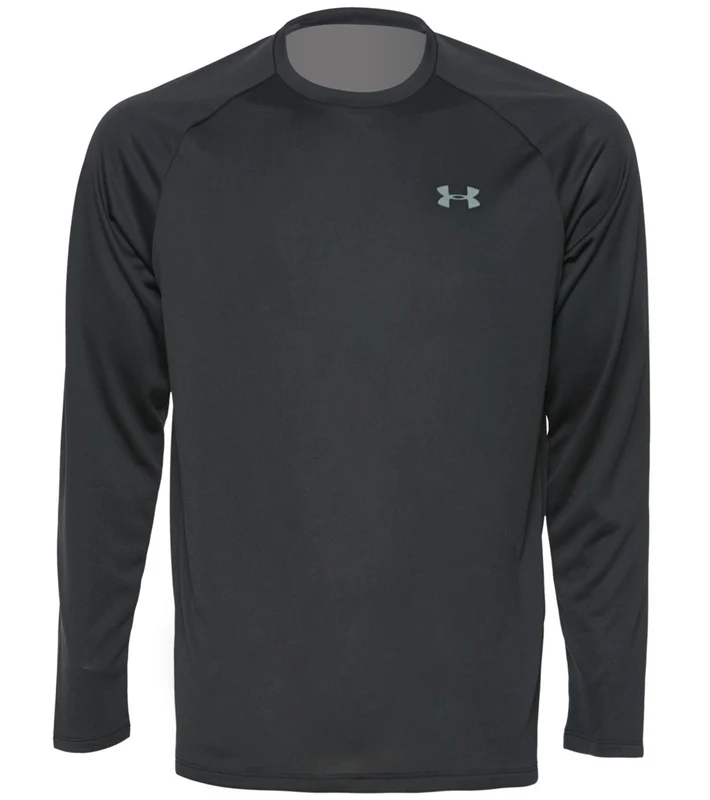 Under Armour Men's UA Tech 2.0 Long Sleeve Tee Charcoal Light Heather/Black / Small
