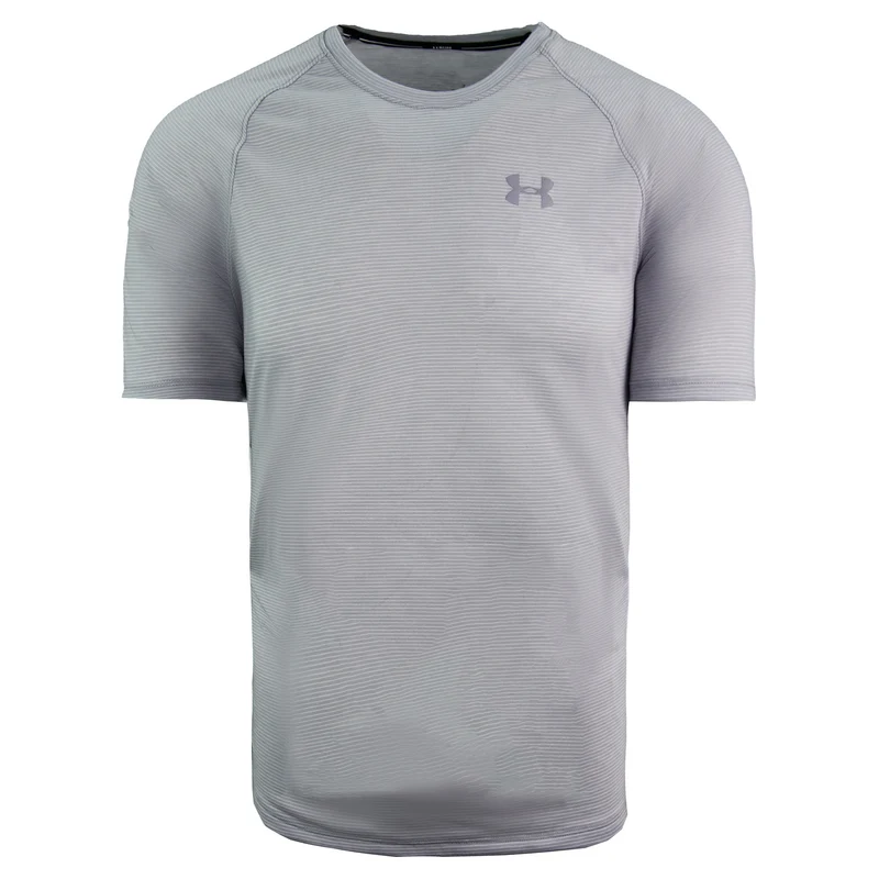 Under Armour HeatGear Fitted Mens Grey T-Shirt L