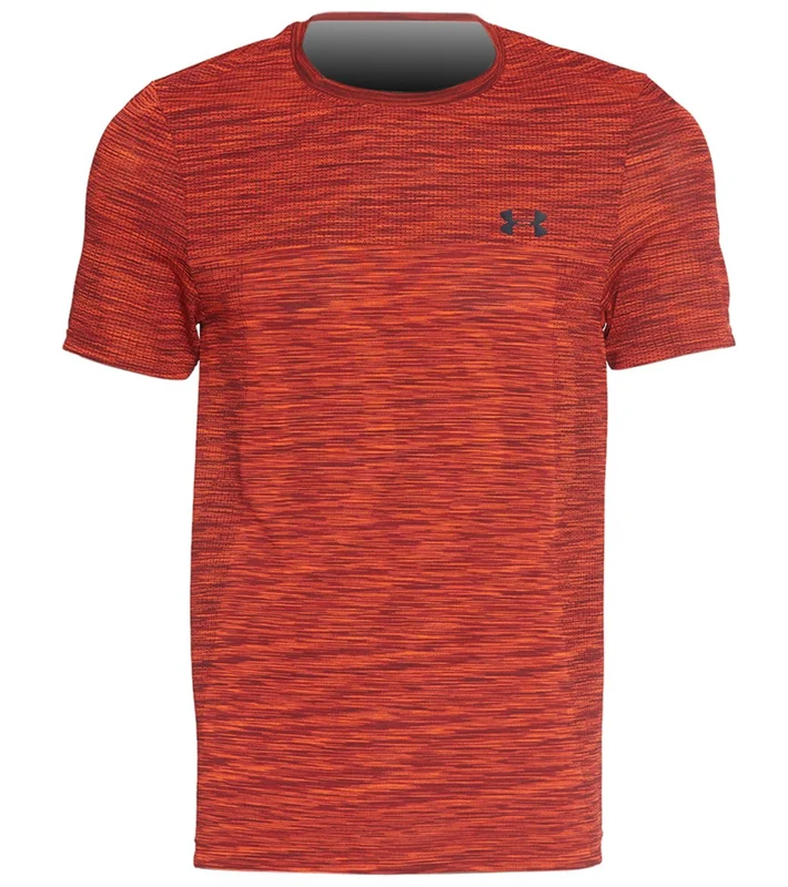 Under Armour Men's UA Vanish Seamless Short Sleeve Shirt Barn/Black / Medium