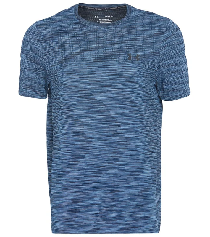 Under Armour Men's UA Vanish Seamless Short Sleeve Shirt Thunder/Black / Large