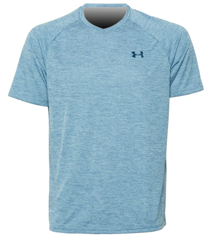 Under Armour Men's UA Tech 2.0 Short Sleeve V-Neck Tee Thunder/Patrol Blue / XX-Large