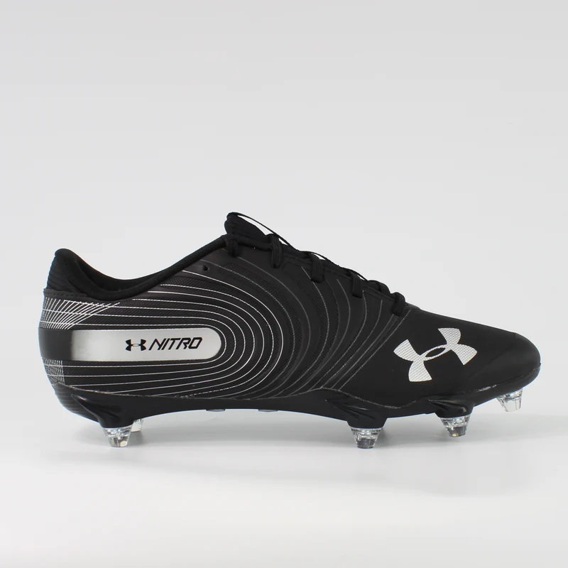 Under Armour Tean Nitro Low D Mens Black Football Boots 13