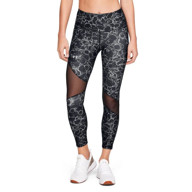 Calça Legging Capri Feminina Under Armour HG Armour AnklCrop Print P Preto