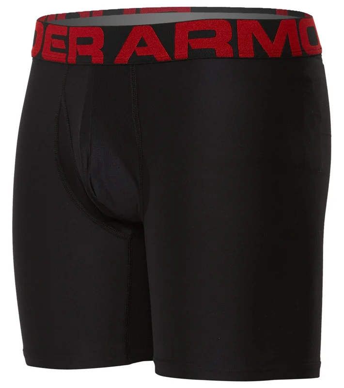 Under Armour Men's UA Tech 6" Boxer 2-Pack Red/Black / X-Large