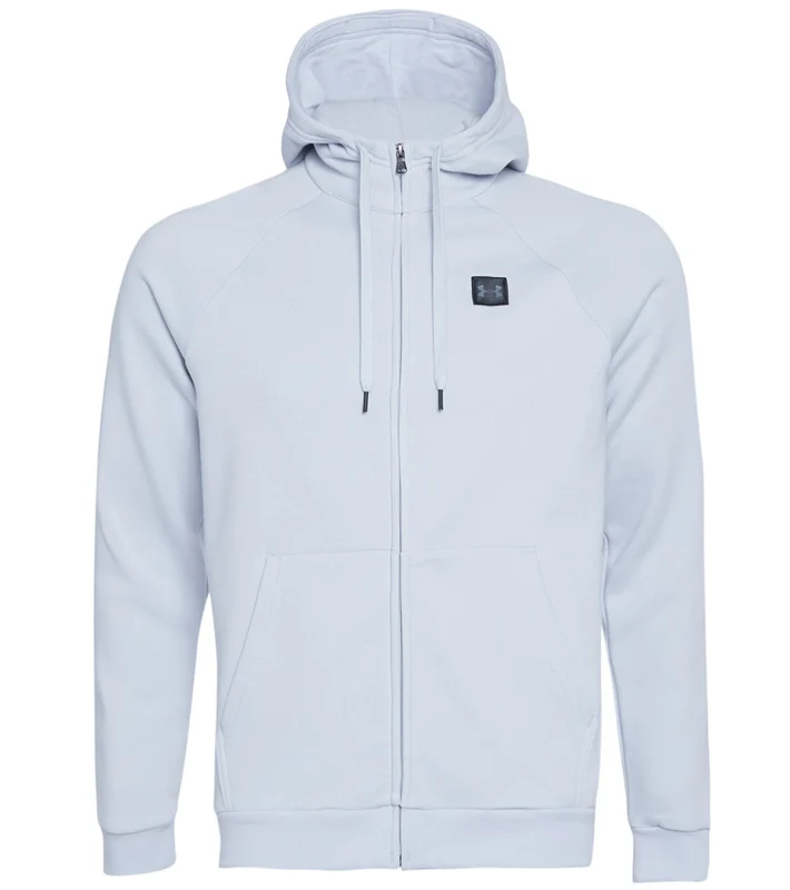 Under Armour Men's UA Rival Fleece Full Zip Hoodie Halo Gray / Small
