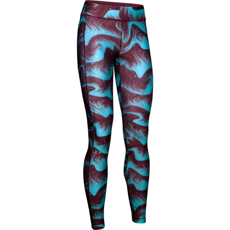 Legging de Treino Feminina Under Armour HeatGear Armour Printed M Roxo