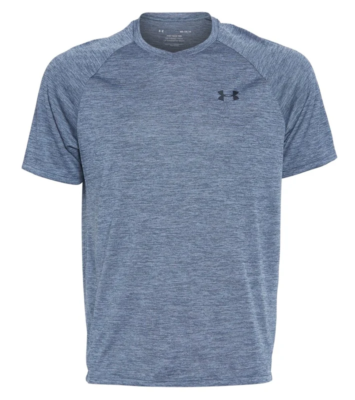 Under Armour Men's UA Tech 2.0 Short Sleeve V-Neck Tee Wire/Black / XX-Large