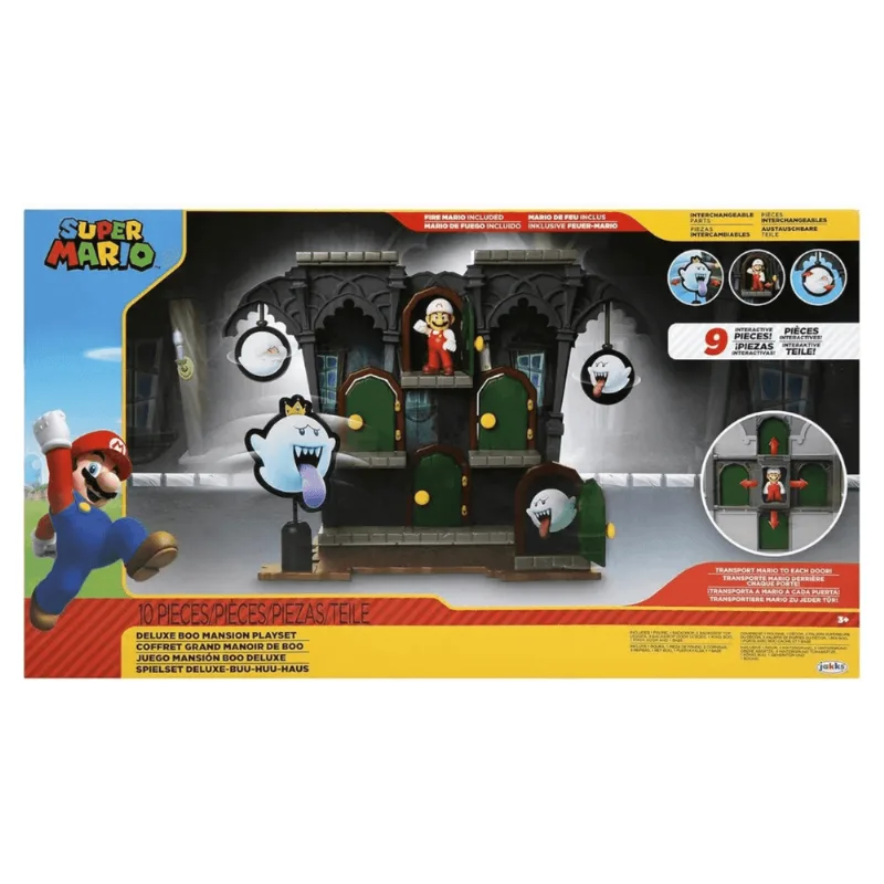 Playset Mansión Deluxe Boo Super Mario