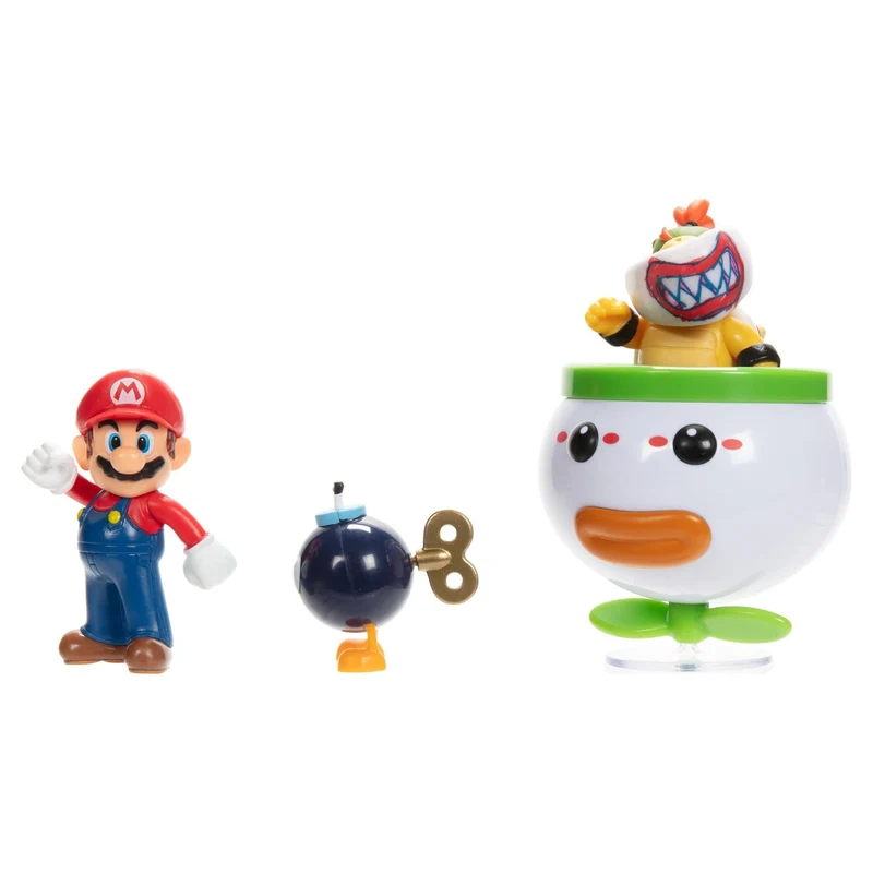 World of Nintendo Minifiguren 2er-Pack Mario and Bowser Jr.