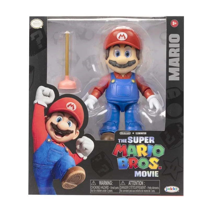 Super Mario Bros Movie - Figura de Mario con Desatascador
