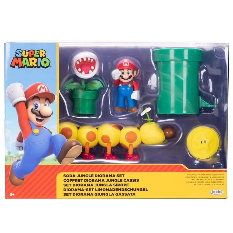Nintendo Super Mario Diorama Soda Jungle