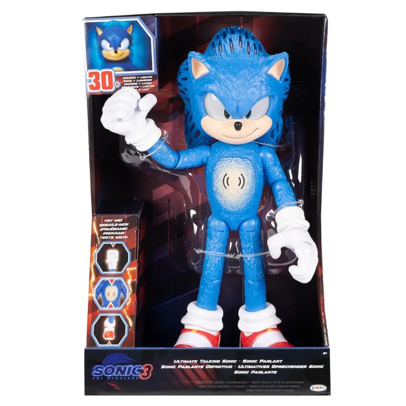 Figura Sonic 3 Ultimate Talking Sonic +30 Frases