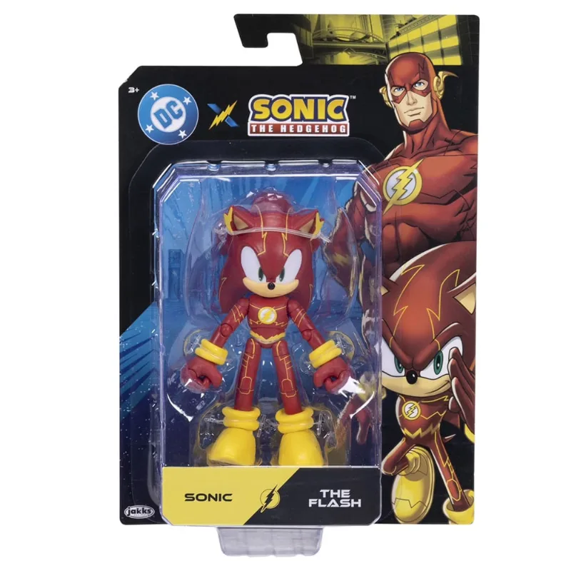 Figura DC x Sonic - Flash Sonic Articulado 13 cm