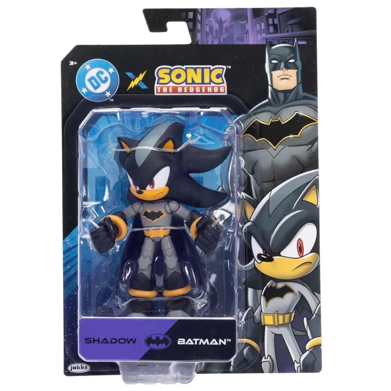 Figura DC x Sonic - Shadow Batman Articulado 13 cm