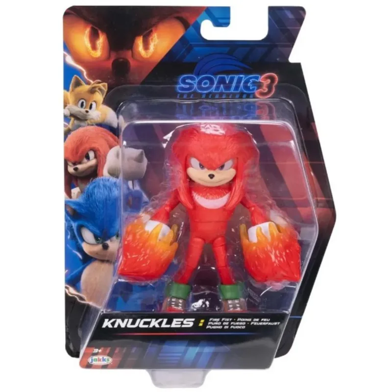 Jakks Sonic The Hedgehog 3 Wave 3 Movie Fire Fist Knuckles